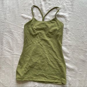Lululemon Power Y Tank Size 4 in Green